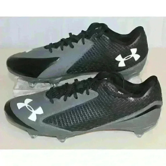 New Under Armor Nitro Clutch Fit 4DFoam Football Cleats 1252426-001 Mens size 13 - Picture 3 of 13